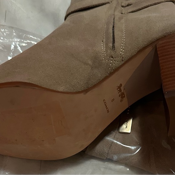 Coach Tan Heeled Boots - Picture 4 of 9